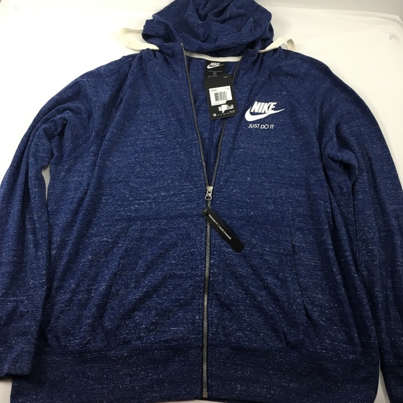 Nike Tops - Nike Sportswear Gym Vintage Full Zip Hoodie NEW
